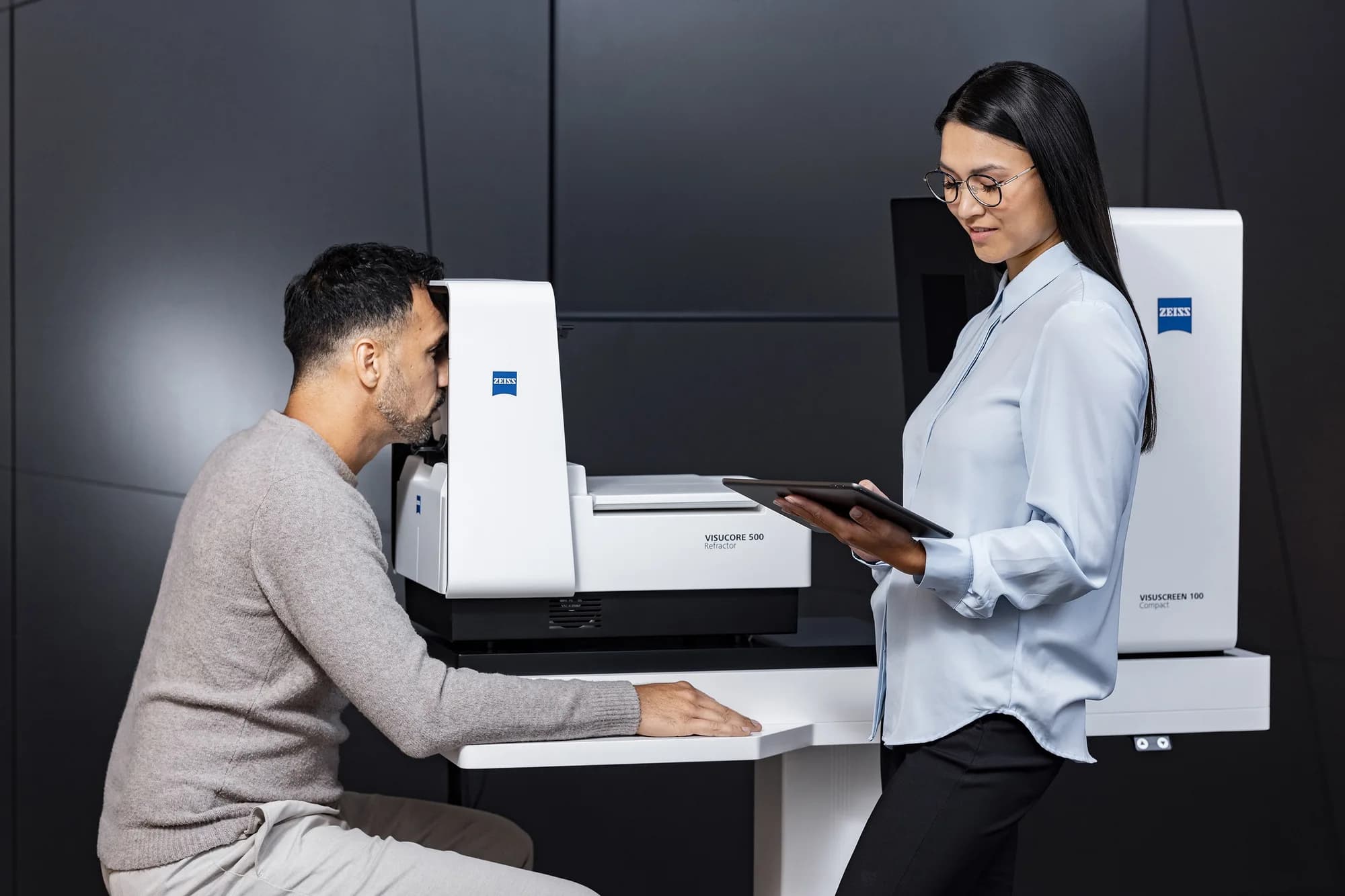 Mesure de la vision avec le ZEISS VISUCORE 500