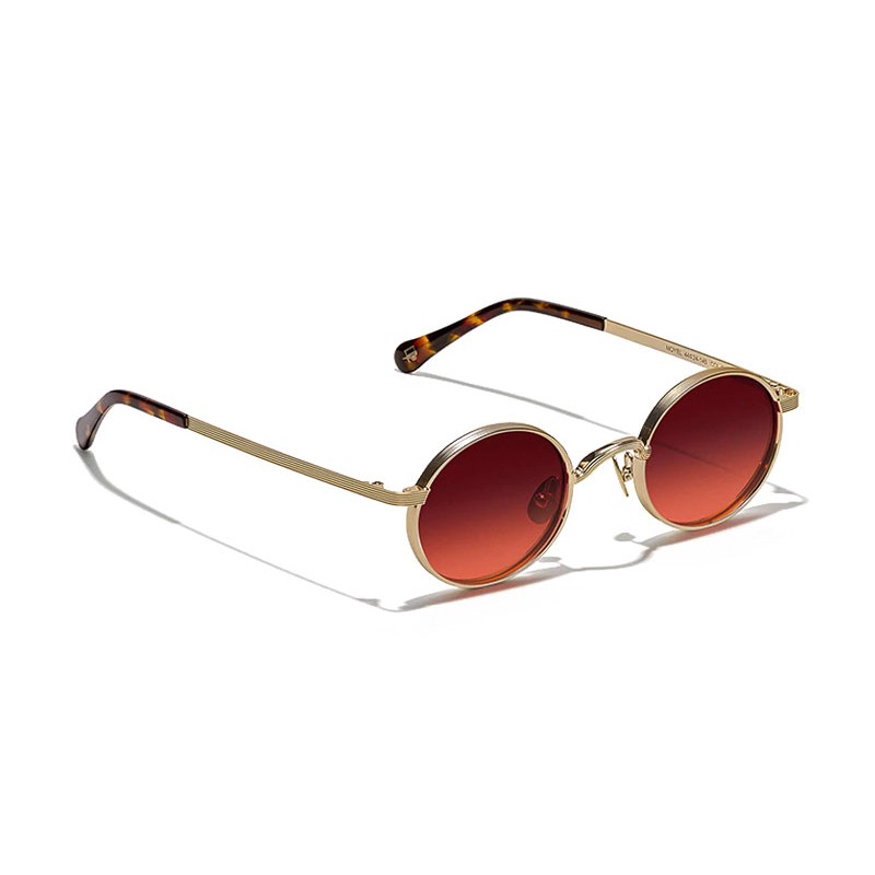 Lunettes Moscot Miltzen Sun en Gold taille 44.